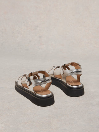 White Stuff Rose Leather Sandal