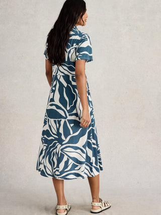 White Stuff Rua Short Sleeved Jersey Dress