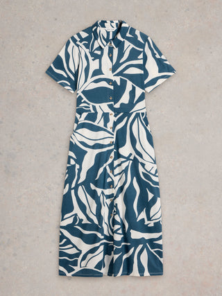 White Stuff Rua Short Sleeved Jersey Dress