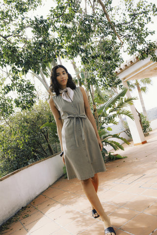 B Young Ellana V-Neck Dress