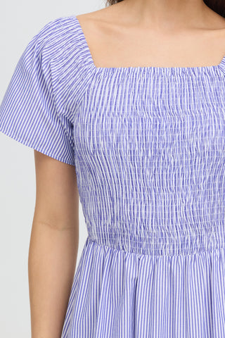 b.young Inzi Short Sleeve Midi Dress