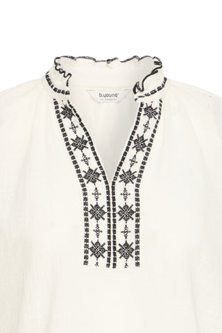 B Young Junian Embroidered Blouse