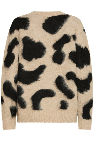 B Young Minyax Animal Print Jumper