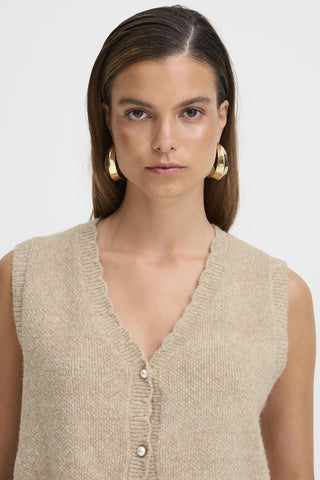 B Young Nadika Knitted Waistcoat