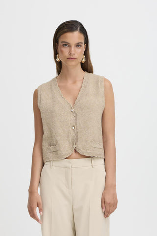 B Young Nadika Knitted Waistcoat