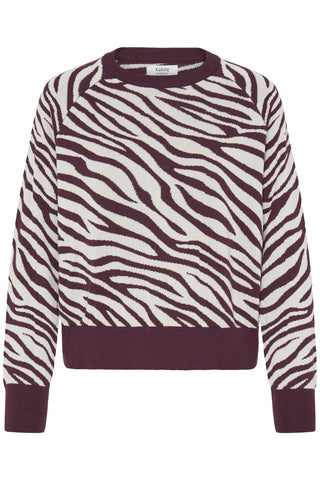 b.young Mmorla Oneck Jacquard Jumper