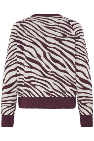 b.young Mmorla Oneck Jacquard Jumper