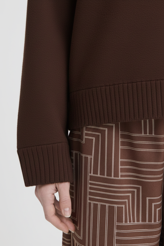 B-Young Otari Pullover Hem Detail in Java
