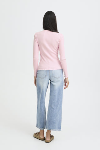 b.young Sinne Long Sleeve Rib T-Shirt