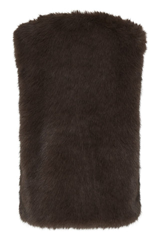 b.young Cesille Faux Fur Waistcoat