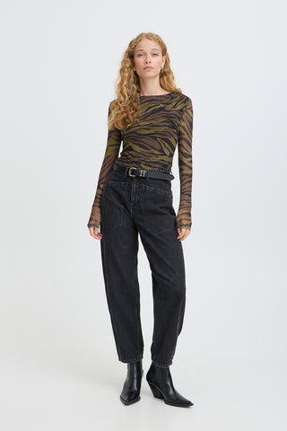 b.young Toa Sheer Sleeved Top