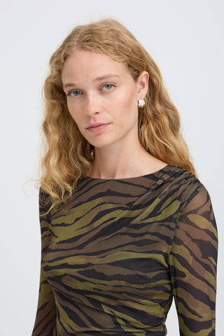 b.young Toa Sheer Sleeved Top
