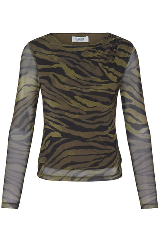 b.young Toa Sheer Sleeved Top
