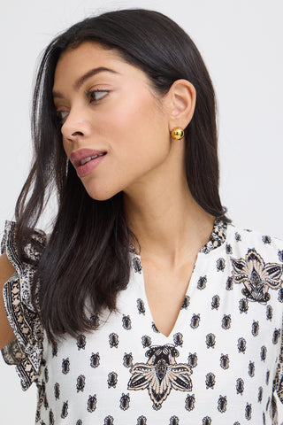 B Young Ikaia Boho Blouse