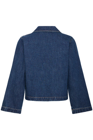 B Young Lukan Denim Tie Front Shirt