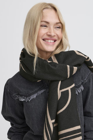 B Young Vibi Logo Scarf