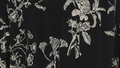 Black Botanical Print