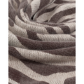 Chocolate and Taupe Zebra