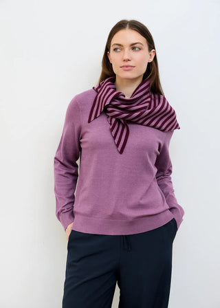 Dreams Striped Triangle Scarf