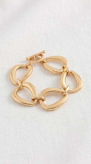 Envy larger link T-bar bracelet