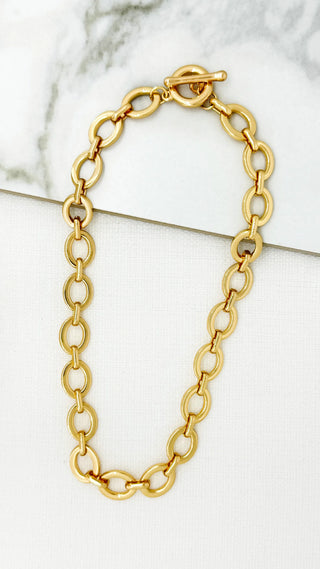 Envy Short Large Oval Link Necklace