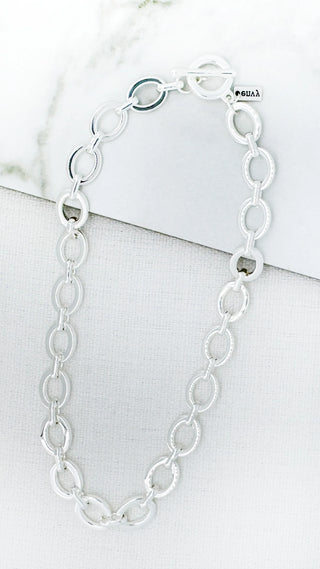 Envy Short Large Oval Link Necklace