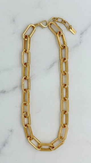 Envy large link necklace