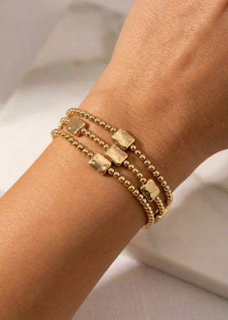 Envy Gold Triple Layer Bracelet