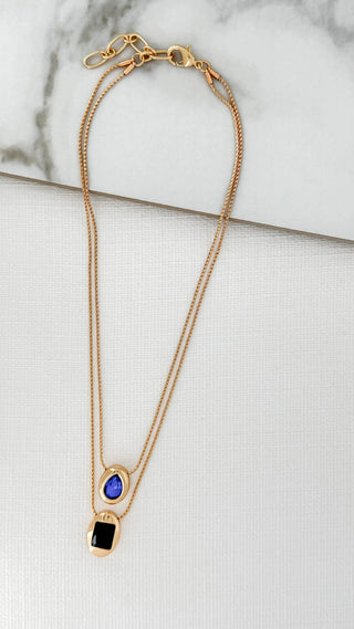 Envy Short Gold Double Layer Necklace