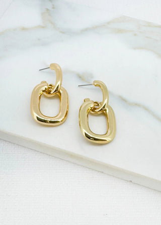 Envy Square Hoop Earring