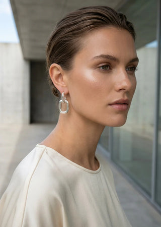 Envy Square Hoop Earring