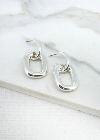 Envy Square Hoop Earring