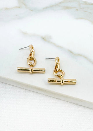 Envy T-Bar Dropper Earrings