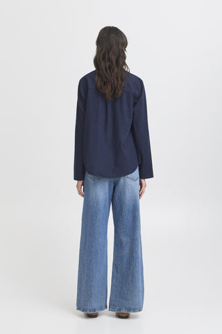 B Young Falakka Linen Blend Shirt