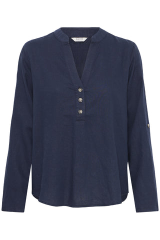 B Young Falakka Linen Blend Shirt