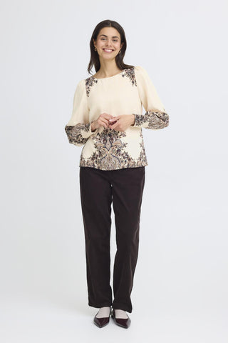 Fransa Adara Paisley Motif Blouse