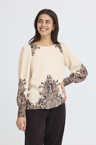 Fransa Adara Paisley Motif Blouse