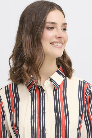 Fransa Alda Striped shirt