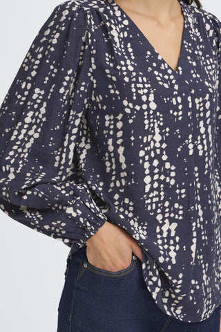 Fransa Ariana V Neck Blouse