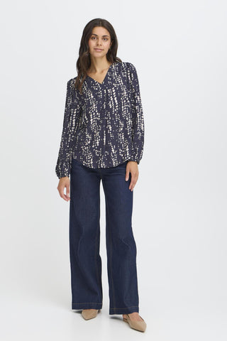 Fransa Ariana V Neck Blouse