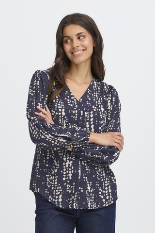 Fransa Ariana V Neck Blouse