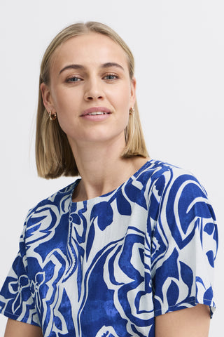Fransa Cora Short Sleeved Knee Length Dress