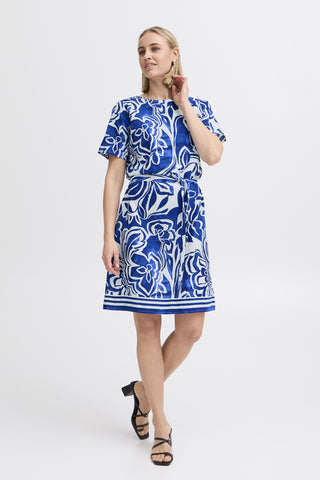 Fransa Cora Short Sleeved Knee Length Dress