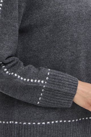 Fransa Elise Stab-stitch Pullover