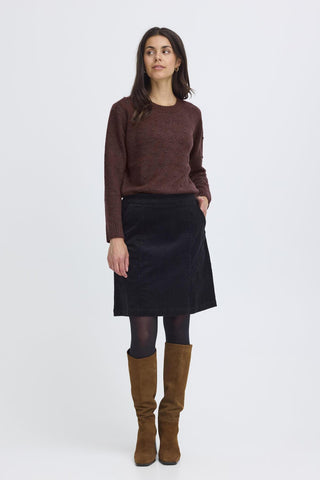Fransa Elise Textured Spot Pullover