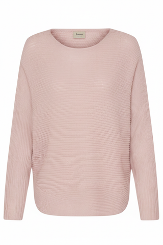 Fransa Eretta Jumper - Rose Shadow Melange Front