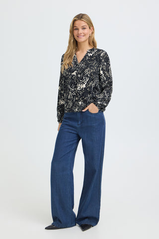 Fransa Flowa Blouse