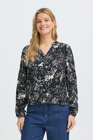 Fransa Flowa Blouse