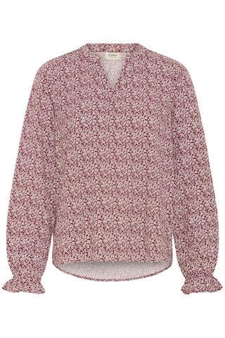 Fransa Flowy Blouse