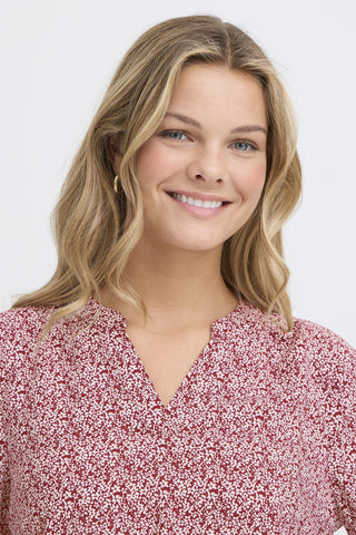 Fransa Flowy Blouse